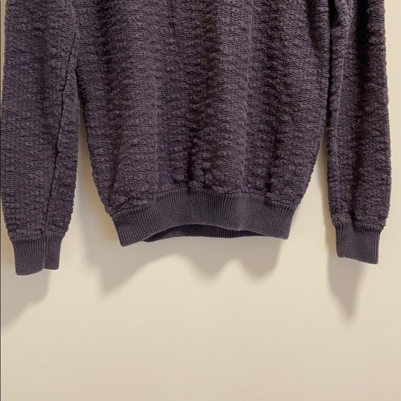 Frank and Oak Crewneck Sweater Navy - Picture 4 of 9
